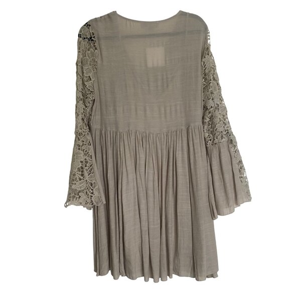 NWT J GEE Lace Crochet Boho Dress L Lace‎ Lined - Picture 4 of 10